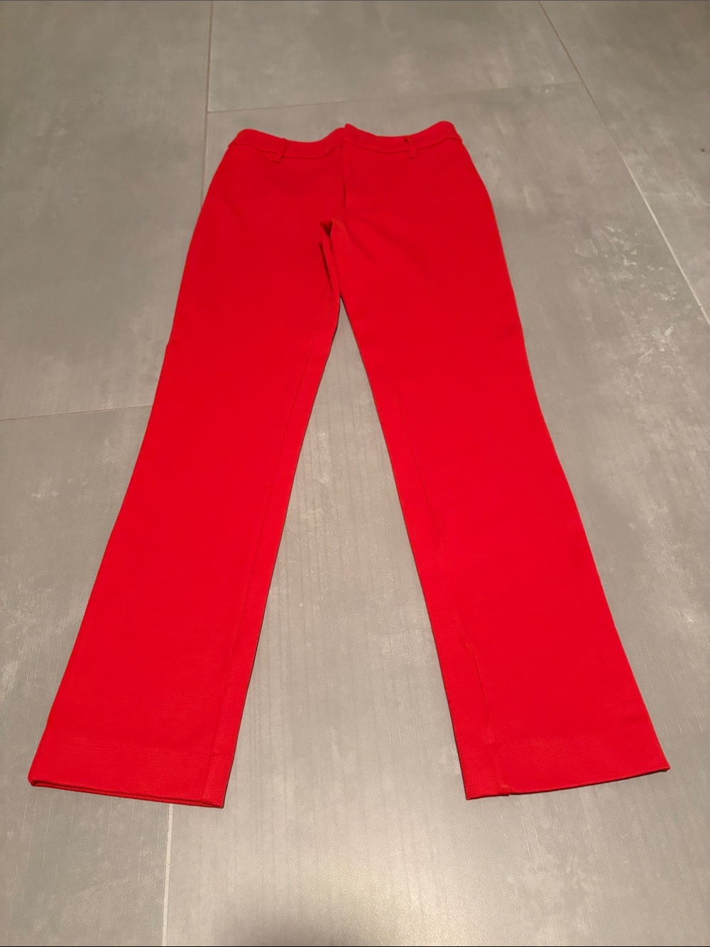 Free People Bold Red Bootcut Pants